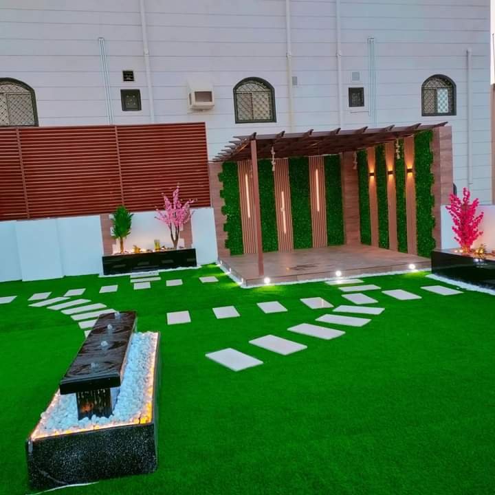 مظلات حدائق ومسابح وجلسات خارجية — فريق تركيب متنقل